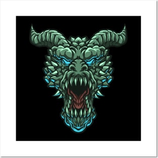 DRAGON HEAD Posters and Art